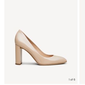 M Gemi “the Lustro” nude patent heel size 37